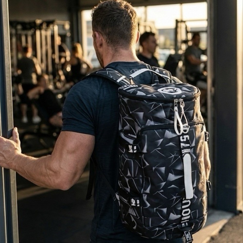 Waterproof Gym Duffle Bag Travel Weekender‎ Backpack Sports Bag with Sling Strap